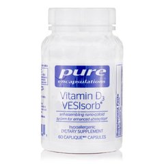 Pure Encapsulations Vitamin D3 VESIsorb, 60 капсул
