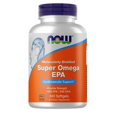 NOW Super Omega-3 EPA, 240 капсул