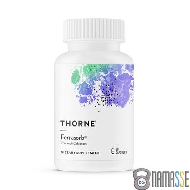 Thorne Ferrasorb, 60 капсул