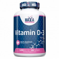 Haya Labs Vitamin D3 5000 IU, 100 капсул