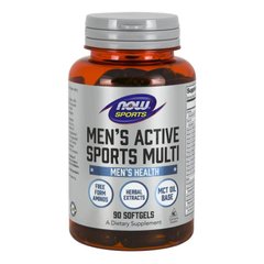NOW Mens Active Sports Multi, 90 капсул