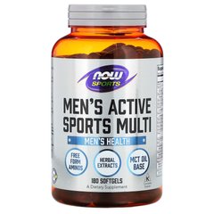 NOW Mens Active Sports Multi, 180 капсул