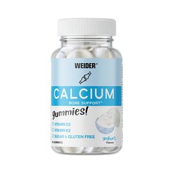 Weider Calcium, 36 желейок Йогурт