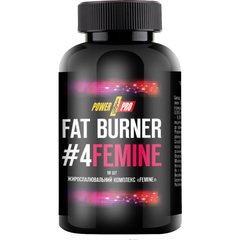 Power Pro Fat Burner №4 FEMINE, 90 капсул