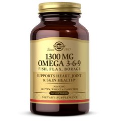Solgar Omega 3-6-9 1300 mg, 60 капсул