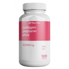 Sporter Collagen 2200 mg Peptane Plus, 120 таблеток