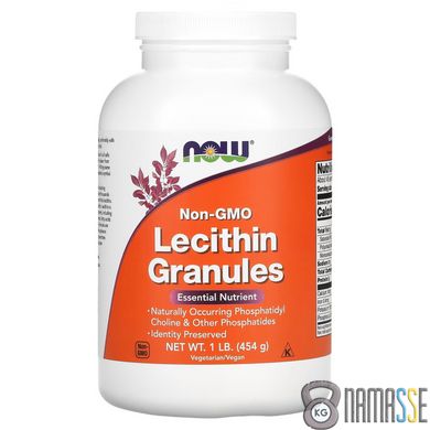 NOW Lecithin Granules, 454 грам