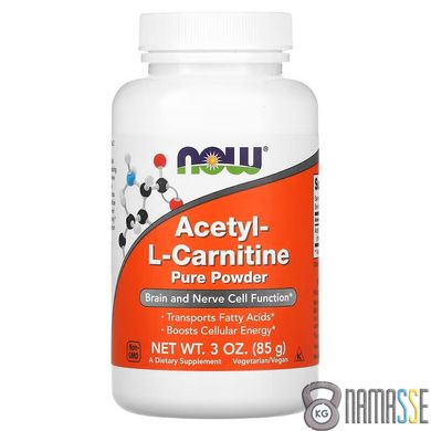 NOW Acetyl-L-Carnitine, 85 грам