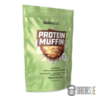 BioTech Protein Muffin, 750 грам Білий шоколад