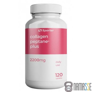 Sporter Collagen 2200 mg Peptane Plus, 120 таблеток