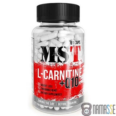 MST L-Carnitine + Q10, 90 капсул