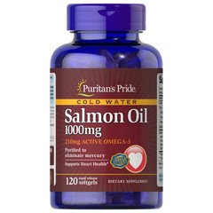 Puritan's Pride Salmon Oil 1000 mg, 120 капсул