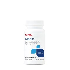 GNC Niacin 500, 100 таблеток
