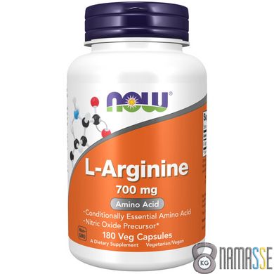NOW L-Arginine 700 mg, 180 капсул