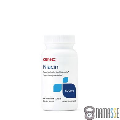 GNC Niacin 500, 100 таблеток
