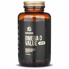 Grassberg Omega-3 Value, 120 капсул