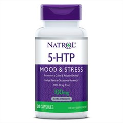 Natrol 5-HTP 100 mg, 30 капсул