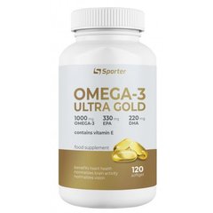 Sporter Omega-3 Ultra Gold, 120 капсул