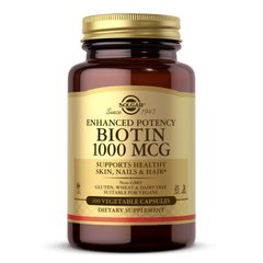 Solgar Biotin 1000 mcg, 100 вегакапсул