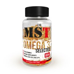MST Omega 3 Selected 65%, 110 капсул