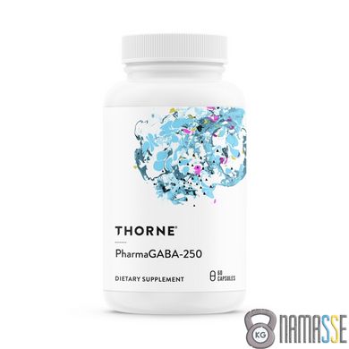 Thorne Research Pharma GABA-250, 60 капсул