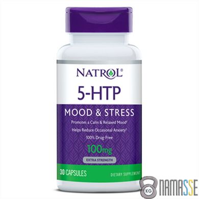 Natrol 5-HTP 100 mg, 30 капсул