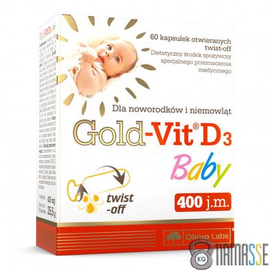 Olimp Gold-Vit D3 Baby, 60 капсул