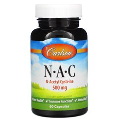 Carlson Labs N-A-C 500 mg, 60 капсул