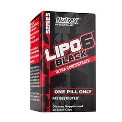 Nutrex Research Lipo-6 Black Ultra Concentrate, 30 капсул
