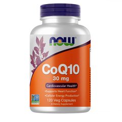NOW CoQ-10 30 mg, 120 вегакапсул