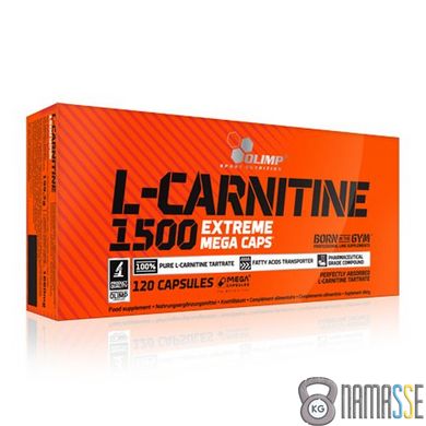 Olimp L-Carnitine 1500 Extreme Mega Caps, 120 капсул