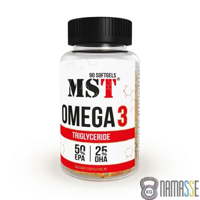 MST Omega 3 Triglyceride, 90 капсул