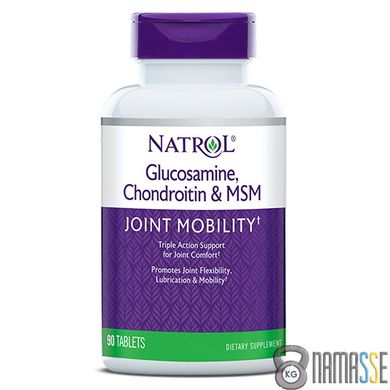 Natrol Glucosamine Chondroitin MSM, 90 таблеток