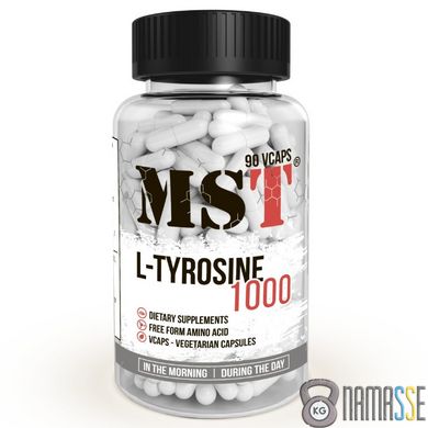 MST L-Tyrosine 1000, 90 вегакапсул