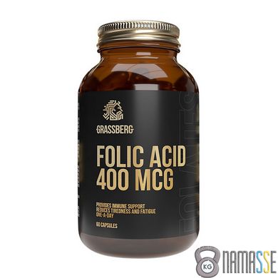 Grassberg Folic Acid 400 mcg, 60 капсул