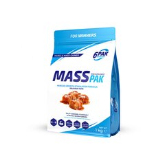6PAK Nutrition Mass PAK, 1 кг Солона карамель