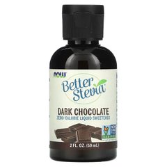 NOW Better Stevia, 60 мл, Dark Chocolat