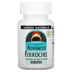 Source Naturals Advanced Ferrochel, 180 таблеток