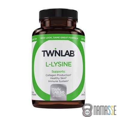 Twinlab L-Lysine, 100 капсул