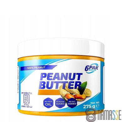 6PAK Nutrition Peanut Butter Pak , 275 грам (Crunchy)