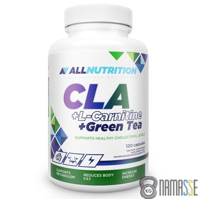 AllNutrition CLA + L-Carnitine + Green Tea, 120 капсул