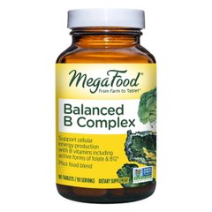 MegaFood Balanced B Complex, 90 таблеток