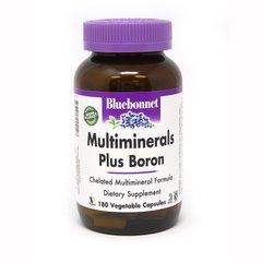 Bluebonnet Nutrition Multiminerals Plus Boron, 180 вегакапсул