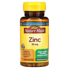 Nature Made Zinc 30 mg, 100 таблеток