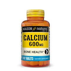 Mason Natural Calcium 600 mg, 100 таблеток