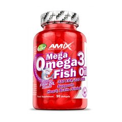 Amix Nutrition Mega Omega 3 Fish Oil 1000 mg, 90 капсул