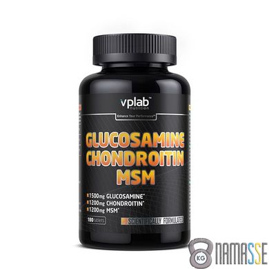 VPLab Glucosamine Chondroitin MSM, 180 таблеток