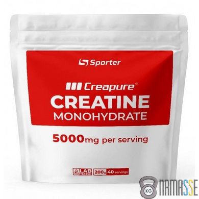Sporter Creapure Creatine Monohydrate, 200 грам