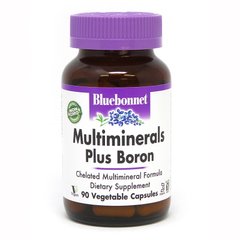 Bluebonnet Nutrition Multiminerals Plus Boron, 90 вегакапсул