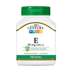 21st Century Vitamin E 90 mg, 110 капсул